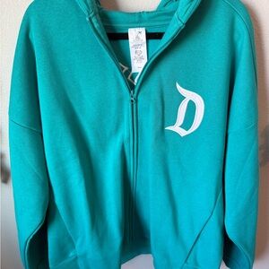 Disney Teal Zip-Up Hoodie